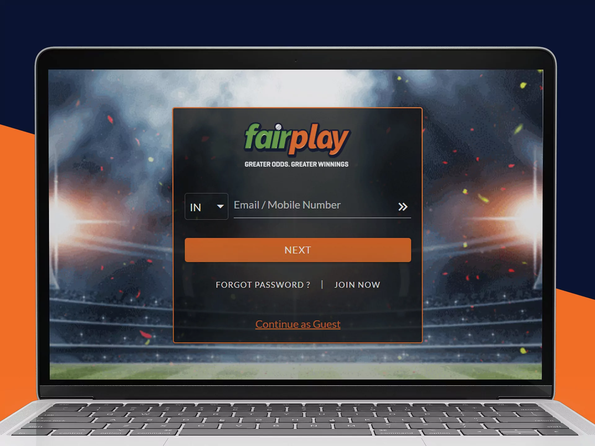 Enter your data and to get access to Fairplay.