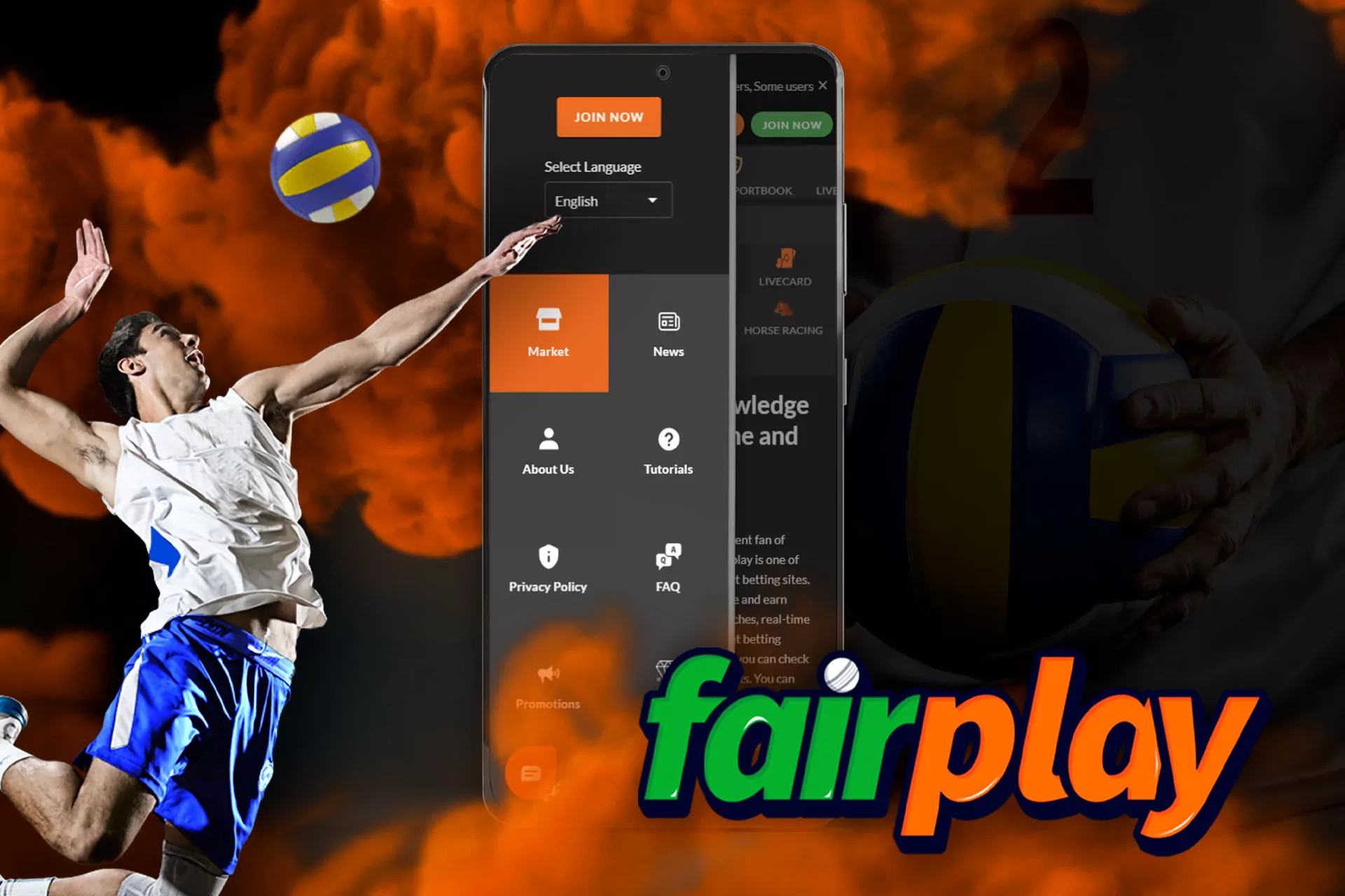 In the Fairplay app, many users place bets on volleyball among others sports disciplines.