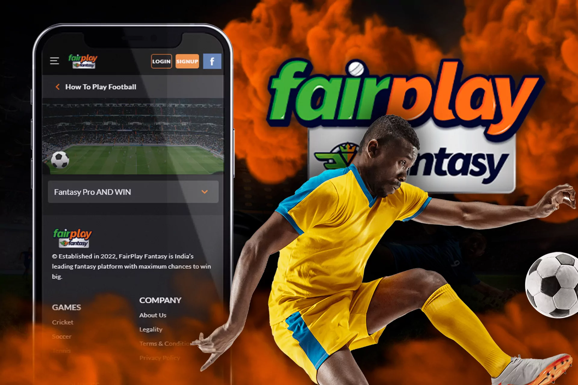On Fairplay, you can place bets on fantasy football matches.