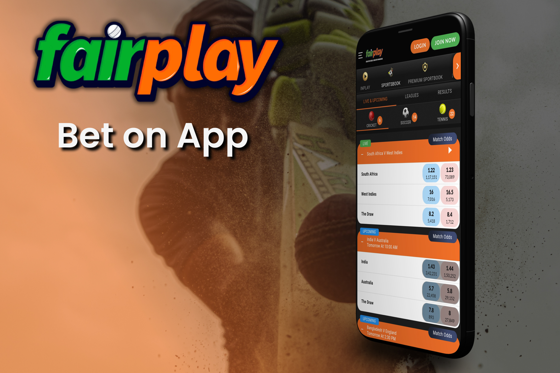 Bet on IPL on your phone with Fairplay.